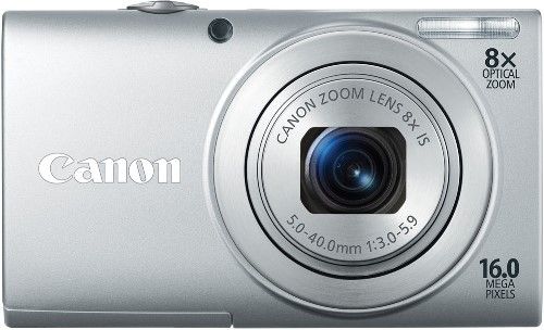 Canon 6148B001 PowerShot A4000 IS Digital Camera, Silver, 3.0-inch TFT Color LCD with wide-viewing angle, 16.0 Megapixel Image Sensor with DIGIC 4 Image Processor, 8x Optical Zoom with 28mm Wide-Angle lens and Optical Image Stabilizer, 4x Digital zoom, 1/2.3-inch CMOS, Focal Length 5.0 (W) - 40.0 (T) mm, UPC 013803146240 (6148-B001 6148 B001 6148B-001 6148B 001)