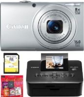 Canon 6148B001-4-KIT PowerShot A4000 IS Digital Camera, Silver with SELPHY CP900 Wireless Compact Photo Printer, 4GB High Speed SD Card and Complete Arts & Crafts Creativity Suite, 3.0-inch TFT Color LCD with wide-viewing angle, 16.0 Megapixel Image Sensor with DIGIC 4 Image Processor, 4x Digital zoom, UPC 091037252760 (6148B0014KIT 6148B0014-KIT 6148B001-4KIT 6148B001 4-KIT) 