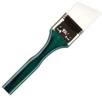 Princeton 6150AFW-150 Better Synthetic Bristle Watercolor and Acrylic Brush Angular Flat Wash 150, Basic Short Handle White Synthetic Hair Brush, Interlocked Hairs for resilience and control, Retains its point, Ship Weight 0.09 lbs, Ship Dimensions 9.5 x 0.25 x 0.25 in, Made in India (ALVIN6150AFW-150) 