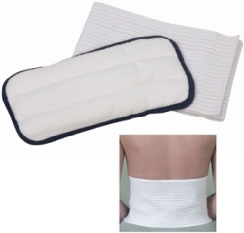 Mabis 616-4511-0000 TheraBeads Wrap System, Microwaveable moist heat therapy, Ideal for use on lumbar area, Adjustable hook and loop belt with pouch includes a 5