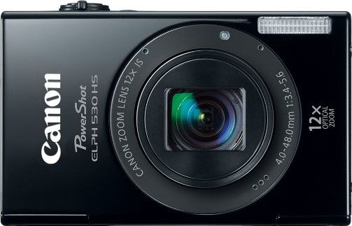 Canon 6160B001 PowerShot ELPH 530 HS Digital Camera, Black, 3.2-inch TFT Touch Panel Color LCD with wide viewing angle, Built-in WiFi, 28mm Wide-Angle lens, 12x Optical Zoom and Optical Image Stabilizer, 10.1 Megapixel High-Sensitivity CMOS sensor and DIGIC 5 Image Processor, 4.0 (W) - 48.0mm (T) Focal Length, 4x Digital Zoom, UPC 013803146394 (6160-B001 6160 B001 6160B-001 6160B 001)