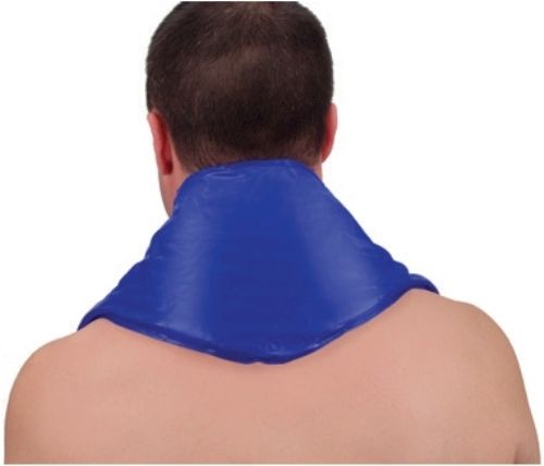 Mabis 619-3018-0100 KOOLpress Neck Contour Compress, Wraps around the neck, Recommended for pain and swelling associated with sprains, bruises and post-operative treatment (619-3018-0100 61930180100 6193018-0100 619-30180100 619 3018 0100)