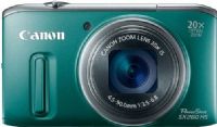 Canon 6196B001 PowerShot SX260 HS Digital Camera, Green, 3.0-inch TFT Color LCD Monitor, 12.1 Megapixel High-Sensitivity CMOS sensor, 20x Optical Zoom and 25mm Wide-Angle lens with Optical Image Stabilization, Focal Length 4.5 (W) - 90.0 (T) mm (35mm film equivalent: 25-500mm), Digital Zoom 4x, Maximum Aperture f/3.4 (W) - f/5.6 (T), UPC 013803146479 (6196-B001 6196 B001 6196B-001 6196B 001 BL304 SX260HS SX260-HS SX-260 SX 260) 