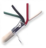 Belden 6202FE 8771000, Model 6202FE, 16 AWG, 4-Conductor, Security and Commercial Audio Cable; Natural Color; Plenum-CMP Rated; Stranded Bare copper conductors with Flamarrest insulation; Beldfoil shield and Flamarrest jacket with ripcord; UPC 612825428954 (BTX 6202FE8771000 6202FE 8771000 6202FE-8771000 BELDEN) 