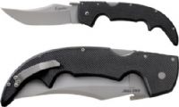 Cold Steel 62NGL Large G-10 Espada Folding Knife, 5 1/2" Blade Length, 4 mm Blade Thickness, 12 1/4" Overall Length, Japanese AUS 8A Stainless Steel, G-10 Handle, Ambidextrous Pocket/Belt Clip, Weight 8.2 oz., UPC 705442009269 (62-NGL 62 NGL) 