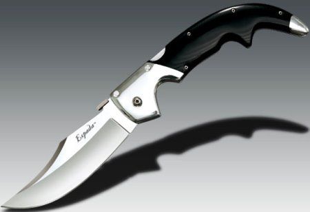 Cold Steel 62NL Large G-10 Espada Folding Knife, 5 1/2