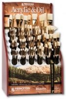 Princeton 6300D Best Synthetic Hair Bristle Acrylic And Oil Brush Display; 95 assorted long handle brushes; Best brush for acrylic painting; Unique synthetic hair provides natural bristle qualities; Excellent stiffness, snap, and hair shape retention for maximum brush control; Long handle; Dimensions 12.75" x 17.50" x 28.25"; Weight 15.75 Lbs; UPC 088354314523 (PRINCETON6300D PRINCETON 6300D 6300 D PRINCETON-6300D 6300-D) 