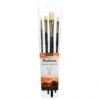 Princeton 6300SET500 Dakota Professional 4 Piece Set; A better, longer lasting bristle brush that performs better than natural bristle across a broad range of media; A key advantage of 6300 is that it won’t go limp in even water! Try that with natural bristle!; Shipping Dimensions 9.63 x 3.06 x 1.00 inches; Shipping Weight 0.50 lb; UPC 757063630322 (6300-SET-500 6300/SET/500 6300SET-500 PRINCENTON6300SET500 PRINCETON BRUSHES) 