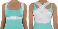 Duro-Med 632-6224-1936 Posture Corrector, Medium/Large, Chest size 38 - 40 Inches, Reinforced, unisex design effectively helps restore posture and reduce back strain, Excellent aid for those with osteoporosis and postural conditions, Made with reinforced, crisscross foam bands for back support, Easy to wear under clothing (63262241936 6326224-1936 632-62241936 DMI) 