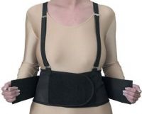 Duro-Med 632-6340-0222 S Economy Knit Industrial Back Support, Black, 34"-37" Medium, Made with 6" black, breathable knit elastic with one 4" tension pull strap (63263400222 S 632 6340 0222 S 63263400222 632 6340 0222 632-6340-0222) 