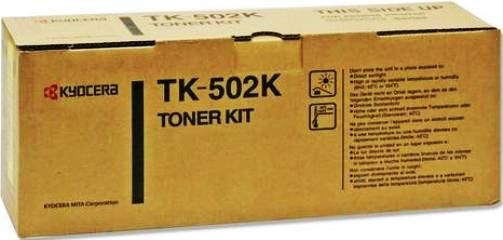 Kyocera 370PD0KM model TK-502K Toner Cartridge, Black Print Color, Laser Print Technology, For use with Kyocera FS-C5016N Color Printer, 8000 Pages Yield at 5% Average Coverage Typical Print Yield, UPC 632983002872 (370PD0KM 370PD-0KM 370PD 0KM TK502K TK-502K TK 502K)