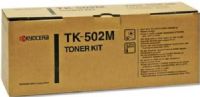 Kyocera 370PD4KM model TK-502M Toner Cartridge, Magenta Print Color, Laser Print Technology, For use with Kyocera FS-C5016N Color Printer, 8000 Pages Yield at 5% Average Coverage Typical Print Yield, UPC 632983002902 (370PD4KM 370PD-4KM 370PD 4KM TK502M TK-502M TK 502M) 