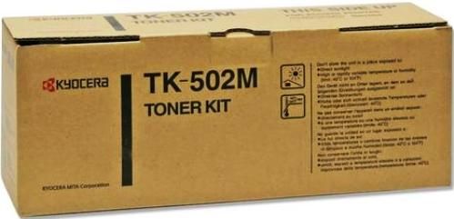 Kyocera 370PD4KM model TK-502M Toner Cartridge, Magenta Print Color, Laser Print Technology, For use with Kyocera FS-C5016N Color Printer, 8000 Pages Yield at 5% Average Coverage Typical Print Yield, UPC 632983002902 (370PD4KM 370PD-4KM 370PD 4KM TK502M TK-502M TK 502M)