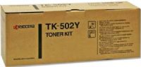 Kyocera 370PD3KM model TK-502Y Toner Cartridge, Yellow Print Color, Laser Print Technology, For use with Kyocera FS-C5016N Color Printer, 8000 Pages Yield at 5% Average Coverage Typical Print Yield, UPC 632983002926 (370PD3KM 370PD-3KM 370PD 3KM TK502Y TK-502Y TK 502Y) 