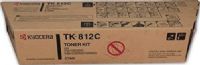 Kyocera 370PC5KM model TK-812C Toner cartridge, Cyan Print Color, Laser Print Technology, 20000 Pages Typical Print Yield, For use with Kyocera Mita FS-C8026N-A and Kyocera Mita FS-C8026N-B, UPC 632983003121 (370PC5KM 37-0PC5KM 370 PC5KM TK812C TK-812C TK 812C) 