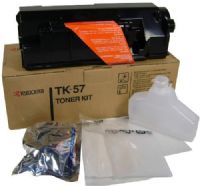 Kyocera 370QC0KM model TK-57 Toner Cartridge, Black Print Color, High Yield Type, Laser Print Technology, 15,000 Pages Yield at 5% Average Coverage Typical Print Yield, For use with Kyocera Printers FS1920 D, FS1920 DN and FS1920 DTN, UPC 632983003640 (370QC0KM 370-QC0-KM 370 QC0 KM TK57 TK-57 TK 57) 