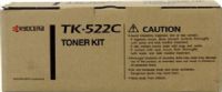 Kyocera 1T02HJCUS0 model TK-522C Toner cartridge, Cyan Print Color, Laser Print Technology, For use with Kyocera Mita FS-C5015N Printer, 4000 Pages Yield at 5% Average Coverage Typical Print Yield, UPC 632983006047 (1T02HJCUS0 1T02-HJCUS0 1T02 HJCUS0 TK522C TK-522C TK 522C) 