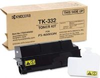 Kyocera 1T02GA0US0 model TK-332 Toner Cartridge, Black Print Color, Inkjet Print Technology, For use with Kyocera Mita FS 4000DN Printer, 20000 Pages Yield at 5% Average Coverage Typical Print Yield, UPC 632983007136 (1T02GA0US0 1T02-GA0US0 1T02 GA0US0  TK332  TK-332  TK 332) 