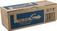 Kyocera 1T02HLCUS0 Model TK-542C Toner Cartridge, Cyan Print Color, Laser Print Technology, For use with Kyocera Mita FS-C5100DN Printer, 4000 Pages at 5% Average Coverage Typical Print Yield, UPC 632983010624 (1T02HLCUS0 1T02-HLCUS0 1T02 HLCUS0 TK542C TK-542C TK 542C) 