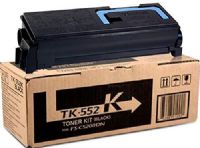 Kyocera 1T02HM0US0 Model TK-552K Toner Cartridge, Black Print Color, Laser Print Technology, 7000 Pages Typical Print Yield, For use with Kyocera FS-C5200DN Printer, UPC 852661605007 (1T02HM0US0 1T02-HM0US0 1T02 HM0US0 TK552K TK-552K TK 552K) 