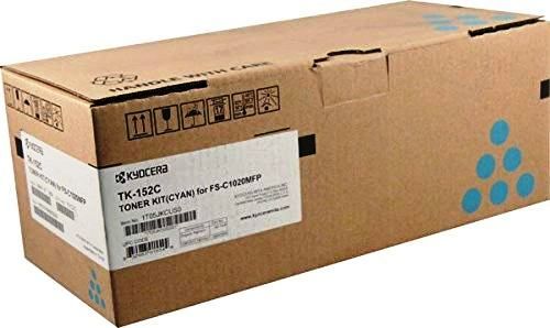 Kyocera 1T05JKCUS0 model TK-152C Original Toner Cartridge, Cyan Print Color, Laser Print Technology, For use with Kyocera Mita FS C1020MFP Printers, 6000 Pages Yield at 5% Average Coverage Typical Print Yield, UPC 632983015544 (1T05JKCUS0 1T05JK-CUS0 1T05JK CUS0 TK152C TK-152C TK 152C)