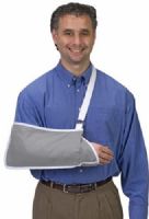 Mabis 633-6021-0301 Pocket Style Arm Sling, Hook & Loop Adjustment, Adult, Helps relieve pain and prevent further injury with or without a cast (633-6021-0301 63360210301 6336021-0301 633-60210301 633 6021 0301) 
