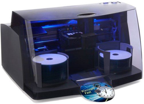 Primera 63502 Bravo 4102 Disc Publisher, Up to 100-disc capacity, Two high-speed recordable DVD/CD drives, Individual CMYK ink cartridges, Blazingly Fast Printing and Robotics, Print Resolution Up to 4800 dpi, 16.7 million colors, Latest-generation CD-R/DVD-R recordable drives, Professional-Quality Printing, Thermal inkjet Print Method, UPC 665188635026 (63-502 63 502 635-02 BRAVO4102 BRAVO-4102)
