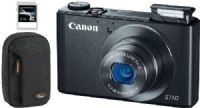 Canon 6351B001-3A-KIT PowerShot S110 Compact Digital Camera with Built-in WiFi and Tahoe 30 Compact Camera Molded Case and 8GB SDHC Memory Card, 3.0-inch TFT Color LCD with Touch-screen panel with wide viewing angle, 12.1 Megapixel High-Sensitivity CMOS sensor, 25x Optical Zoom with 24mm Wide-Angle lens, UPC 091037253699 (6351B0013AKIT 6351B0013A-KIT 6351B001-3AKIT 6351B001 3A-KIT) 