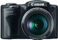 Canon 6353B001 PowerShot SX500 IS Digital Camera, 3.0-inch TFT Color LCD with wide-viewing angle, 16.0 Megapixel sensor and Canon DIGIC 4 Image Processor, 30x Optical Zoom and 24mm Wide-Angle lens with Optical Image Stabilizer, Focal Length 4.3 (W) - 129.0 (T) mm (35mm film equivalent: 24-720mm), UPC 013803156881 (6353-B001 6353 B001 6353B-001 6353B-001) 