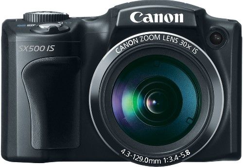 Canon 6353B001 PowerShot SX500 IS Digital Camera, 3.0-inch TFT Color LCD with wide-viewing angle, 16.0 Megapixel sensor and Canon DIGIC 4 Image Processor, 30x Optical Zoom and 24mm Wide-Angle lens with Optical Image Stabilizer, Focal Length 4.3 (W) - 129.0 (T) mm (35mm film equivalent: 24-720mm), UPC 013803156881 (6353-B001 6353 B001 6353B-001 6353B-001)