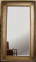 Bassett Mirror 6357-894EC Prazzo Leaner Mirror, Made of wood, Silver leaf finish, Bevel leaner mirror, Antique theme, Vertical orientation, 96" H x 54" W, UPC 036155293851 (6357894EC 6357-894EC 6357 894EC 6357894 6357-894 6357 894) 