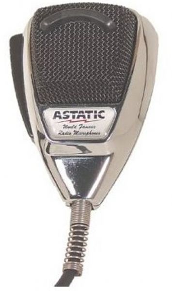 Astatic 636L-C Chrome 4 Pin Cb Microphone, Amplified electret noise canceling Microphone Type, 200 ohms Impedance, Super high quality heavy duty 7 1/2 foot cord - Camouflage brown color (636LC 636L C)