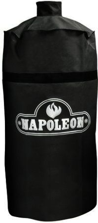 Napoleon 63900 Full Length Deluxe Heavy Duty Grill Cover, Black, Direct fit for The Napoleon Apollo 3-In-1 Smoker Grill, Made of a PVC polyester construction, this cover keeps your grill protected against heat and cold, as well as any precipitation, Built-in 3 inch ventilation strip keeps moisture away from your grill, which could harm it's longevity, UPC 629162639004 (63-900 639-00)