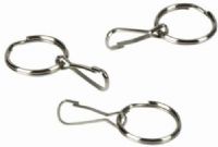 Mabis 640-9002-0000 Zipper Pull (Set of 3), Assists people with arthritis or limited hand dexterity to hold onto zippers, Ideal for clothing, purses and jackets, Includes three ring pulls, Rings measure 1" in diameter, Latex Free, 1" in Diameter, Silver color (640-9002-0000 64090020000 6409002-0000 640-90020000 640 9002 0000) 