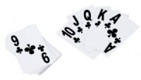 Mabis 640-9009-0000 Low Vision Playing Cards, Ideal for those with poor vision, Extra-large numbers and letters, Latex Free, 1 Deck of 52 Cards (640-9009-0000 64090090000 6409009-0000 640-90090000 640 9009 0000) 