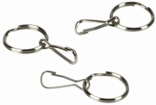 Mabis 640-9002-0000 Zipper Pull (Set of 3), Assists people with arthritis or limited hand dexterity to hold onto zippers, Ideal for clothing, purses and jackets, Includes three ring pulls, Rings measure 1