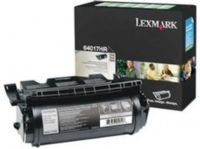 Lexmark 64017HR Black High Yield Return Program Print Cartridge, Works with Lexmark T640, T642 and T644 Printers, 21000 standard pages Declared yield value in accordance with ISO/IEC 19752, New Genuine Original OEM Lexmark Brand (640-17HR 64017-HR 64017 HR 64017H) 