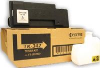 Kyocera 1T02J00US0 Model TK-342 Black Toner Cartrigde, Black Print Color, Laser Print Technology, Standard Yield Type, For use with Kyocera Mita FS-2020D Printer, 12000 Pages Yield at 5% Average Coverage Typical Print Yield, UPC 640947594714 (1T02J00US0 1T02J-00US0 1T02J 00US0 TK342 TK-342 TK 342) 