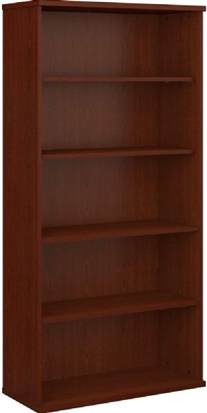 Bush WC36714 Series C: Open Double Bookcase, Two fixed shelves for stability, Matches 71