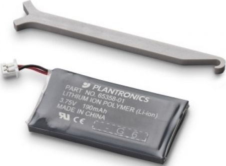 Plantronics 64399-03 Replacement Spare Battery with Removal Tool for use with CS351, CS351N, CS361 and CS361N SupraPlus Wireless Headsets, UPC 017229129412 (6439903 64399 03 6439-903 643-9903)