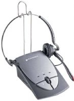 Plantronics 65145-01 model S12 Corded Telephone Headset System, Over the ear, Over the head Design Type, Leatherette ear pads Ear Cushion, Boom Microphone Type, 1 x RJ9 Interfaces, Volume and mute controls, Noise-canceling microphone, Call Clarity technology, Convenient headset stand, UPC 017229116719 (6514501 65145 01 S-12 PL-S12 PLA-S12 PLAS12) 