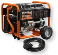 Generac 6515-GP6500E-49ST-W/Cord GP Series 6500 Watt Electric Start Portable Generator With Cord, Yellow and Black; Generates plenty of electricity to weather the storm; Powers refrigerator, sump pump, furnace fan, lights and more; Start the generator with the press of a button; UPC 6515GP6500E49STWCORD (GENERAC 6515GP6500E49STWCORD GENERAC 6515 GP6500E-49STWCORD GENERAC 6515-GP6500E-49ST WCORD GENERAC 6515 GP-6500E-49ST-WCORD GENERAC 6515/GP6500E/49ST/WCORD GENERAC 6515 GP 6500E 49ST W CORD) 
