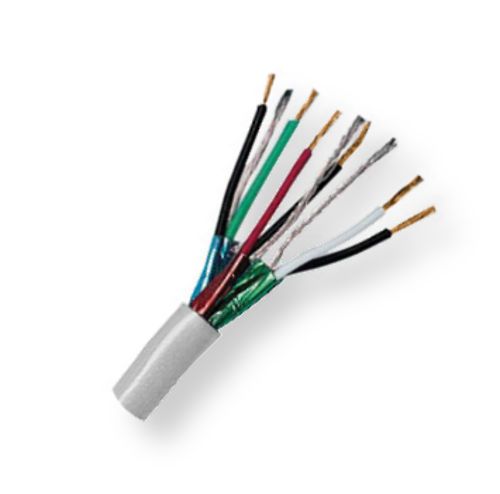 BELDEN6545PA 0081000, Model 6545PA, 22 AWG, 6-Pair, Security, Pro Audio and Intercom Cable; Gray Color; Plenum-CMP-Rated; 6 Pair 22 AWG stranded Bare copper pairs with FEP insulation; Individually Beldfoil Tape shielded; PVDF jacket with ripcord; UPC 612825430049 (BELDEN6545PA0081000 TRANSMISSION CONNECTIVITY ELECTRICITY WIRE)