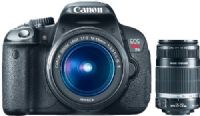 Canon 6558B003L1-KIT EOS Rebel T4i EF-S 18-55mm IS II Digital Camera with EF-S 55-250mm f/4-5.6 IS II Telephoto Zoom Lens, 3.0 in. (Screen aspect ratio of 3:2) LCD Monitor, 18.0 Megapixel CMOS (APS-C) sensor, 14-bit A/D conversion, ISO 100–12800, High speed continuous shooting up to 5.0 fps allows you to capture all the action, UPC 837654671894 (6558B003L1KIT 6558B003-L1-KIT 6558B003-L1KIT 6558B003 L1-KIT) 