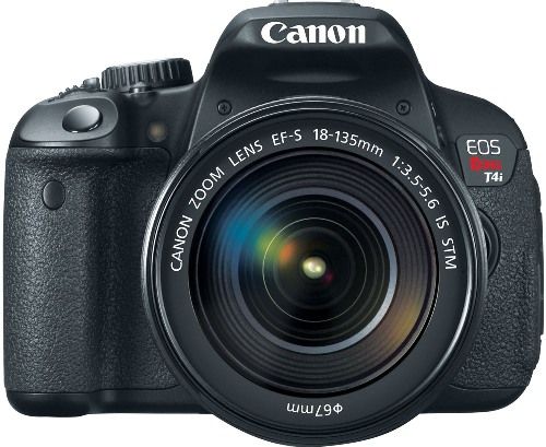 Canon 6558B005 EOS Rebel T4i EF-S 18-135mm IS II Digital Camera Kit, 3.0 in. (Screen aspect ratio 3:2) LCD Monitor, 18.0 Megapixel CMOS (APS-C) sensor, 14-bit A/D conversion, 4.3 m Square Pixels Unit, ISO 10012800, High speed continuous shooting up to 5.0 fps allows you to capture all the action, UPC 013803150629 (6558-B005 6558 B005 6558B-005 6558B 005)