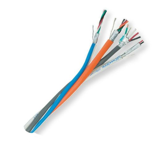 BELDEN658AFS0001000, Model 658AFS; 16-Conductor, Access Control Cable; Plenum-CMP Rated, 3-22 AWG pairs, 4-18 AWG conductors, 4-22 AWG conductors, 2-22 AWG conductors; All conductors stranded bare copper with Flamarrest insulation; Each cable has overall Beldfoil shield and Flamarrest jacket; Banana Peel, No overall jacket; UPC 612825340522 (BELDEN658AFS0001000 TRANSMISSION CONNECTIVITY CONDUCTORS WIRE)