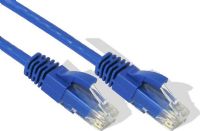 BTX 6602BL CAT6 Assembly, 2 ft Length, Available In Blue Color; Provides stranded UTP CAT6 cable rated at 350 MHz band width; CAT6 approved RJ45 plugs; Zero clearance protective molded boot with snagless strain relief ends; UL listed; Weigth 0.1 Lbs (BTX6602BL BTX 6602BL 6602 BL BTX-6602BL 6602-BL)  