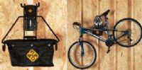 Cosco 661501FC Flip Clip Bicycle and Accessory Storage Kit, Declutter your garage in minutes, Lets you store your bike easily and without having to lift it vertically like many other bike storage systems, Easy - no tools required, Holds 75lbs, Dimensions 15.625" wide x 14.125" high x 3.375" deep, UPC 842334015011 (661501-FC 661501 FC) 