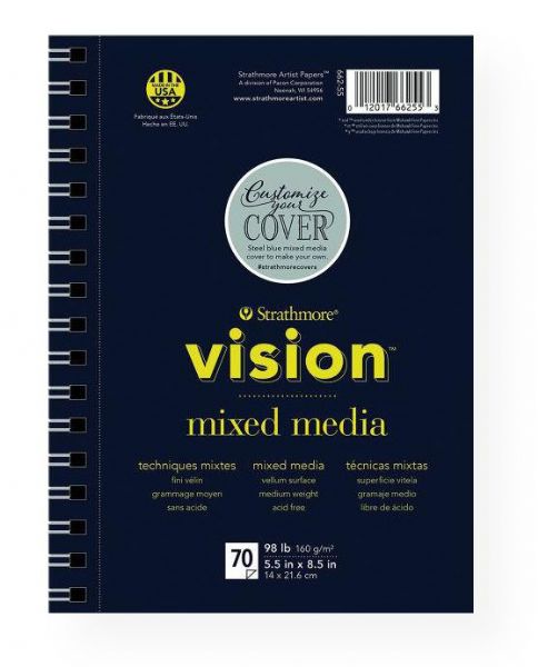 Strathmore 662-55 Vision Mixed Media Pad 5.5