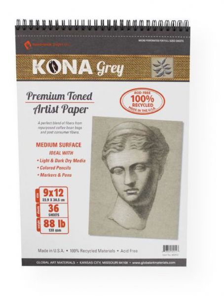 Hand Book Journal Co 662912 Kona Grey Artist Paper 9